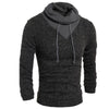 Fashion Winter Coats Long Sleeve Hoodie Men's Outer Wear Casual Slim Turtleneck - Style Hoodie