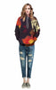 Men/Women Hoodies With Hat Hoody Print Color Blocks Autumn Winter Thin 3d Sweatshirts Hooded Hood Tops - Style Hoodie