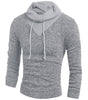 Fashion Winter Coats Long Sleeve Hoodie Men's Outer Wear Casual Slim Turtleneck - Style Hoodie