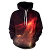 Space Galaxy 3d Sweatshirts Men/Women Hoodies With Hat Print Stars Nebula Autumn Winter Loose Thin Hooded Hoody Tops - Style Hoodie