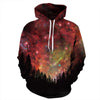 Space Galaxy 3d Sweatshirts Men/Women Hoodies With Hat Print Stars Nebula Autumn Winter Loose Thin Hooded Hoody Tops - Style Hoodie