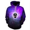 Space Galaxy 3d Sweatshirts Men/Women Hoodies With Hat Print Stars Nebula Autumn Winter Loose Thin Hooded Hoody Tops - Style Hoodie