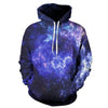 Space Galaxy 3d Sweatshirts Men/Women Hoodies With Hat Print Stars Nebula Autumn Winter Loose Thin Hooded Hoody Tops - Style Hoodie