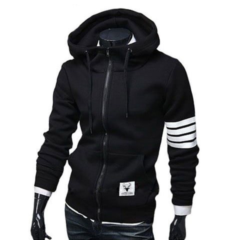 NEW Fashion Men Hoodies Brand Leisure Hoodie Sweatshirts Men Casual Zipper Hooded Jackets Male Hoody moletom - Style Hoodie