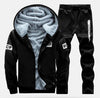 New Winter Plus Velvet Coats Men Hoodies Warm Thicken Slim Fit Sporting Tracksuits Mens Hoodies And Sweatshirts - Style Hoodie