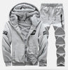New Winter Plus Velvet Coats Men Hoodies Warm Thicken Slim Fit Sporting Tracksuits Mens Hoodies And Sweatshirts - Style Hoodie