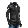 2017 Sudaderas Hip Hop Mens Brand Letter Hooded Zipper Hoodie Sweatshirt Slim - Style Hoodie