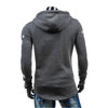 2017 Sudaderas Hip Hop Mens Brand Letter Hooded Zipper Hoodie Sweatshirt Slim - Style Hoodie