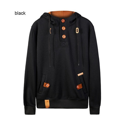 JeeToo Men Hoodies 2017 Casual Hoodies Men Fleece Fashion Hip Hop Warm Hoody Polo Mens Hoody Jacket Sweatshirt Mens Sweat Homme - Style Hoodie