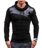 New Brand Sweatshirt Male 2017 Stitching Fashion Mens Hoodies Sweatshirt Slim Cotton Men Sweatshirts Thin Pullover Tracksuit XXL - Style Hoodie