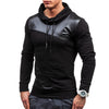 New Brand Sweatshirt Male 2017 Stitching Fashion Mens Hoodies Sweatshirt Slim Cotton Men Sweatshirts Thin Pullover Tracksuit XXL - Style Hoodie