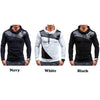 New Brand Sweatshirt Male 2017 Stitching Fashion Mens Hoodies Sweatshirt Slim Cotton Men Sweatshirts Thin Pullover Tracksuit XXL - Style Hoodie