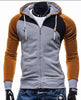 2017 Sudaderas Hombre Hip Hop Mens Leisure Zipper Jacket Hoodie Sweatshirt Slim Fit - Style Hoodie