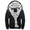 USA SIZE 2017 Men Winter Autumn Blank Pattern European Fashion Bomber Mens Vintage Thick Fleece Jacket Men Winter Jackets Coats - Style Hoodie
