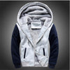 USA SIZE 2017 Men Winter Autumn Blank Pattern European Fashion Bomber Mens Vintage Thick Fleece Jacket Men Winter Jackets Coats - Style Hoodie