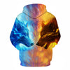 Ice Fire Wolf Hoodies 3D Men Women Sweatshirts Fashion Pullover Autumn Tracksuits Harajuku Outwear Casual Animal Male Jacket - Style Hoodie