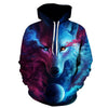 Hot Sale Brand Wolf Hoodies Men 3D Sweatshirt Quality Pullover Novelty Streetwear Jacket - Style Hoodie