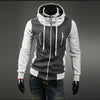 T bird Men's Hoodies Moleton Masculino Casual Cardigan Men Hooded Fake Two Layer Zipper Hoodies Sweatshirt Male Hoody Cotton XXL - Style Hoodie