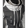 T bird Men's Hoodies Moleton Masculino Casual Cardigan Men Hooded Fake Two Layer Zipper Hoodies Sweatshirt Male Hoody Cotton XXL - Style Hoodie