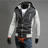 T bird Men's Hoodies Moleton Masculino Casual Cardigan Men Hooded Fake Two Layer Zipper Hoodies Sweatshirt Male Hoody Cotton XXL - Style Hoodie