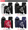 Men Set 3 Piece Brand Hoodie Warm Vest Pants Winter Male Zipper Sportswear Clothes Sweatshirt Coat Hood Tracksuit Men Sport Suit - Style Hoodie