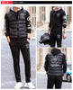 Men Set 3 Piece Brand Hoodie Warm Vest Pants Winter Male Zipper Sportswear Clothes Sweatshirt Coat Hood Tracksuit Men Sport Suit - Style Hoodie