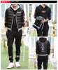 Men Set 3 Piece Brand Hoodie Warm Vest Pants Winter Male Zipper Sportswear Clothes Sweatshirt Coat Hood Tracksuit Men Sport Suit - Style Hoodie
