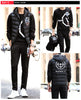 Men Set 3 Piece Brand Hoodie Warm Vest Pants Winter Male Zipper Sportswear Clothes Sweatshirt Coat Hood Tracksuit Men Sport Suit - Style Hoodie