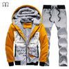 Tracksuit Men Camouflage Army Casual Hooded Warm Sweatshirt Male Winter Thick Inner Fleece 2PC Jacket+Pant Men Moleton Masculino - Style Hoodie