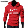 2017 Autumn JUST BREAK IT Sportswear Men Hip-Hop Male Hooded Hoodies Pullover - Style Hoodie