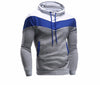 Mens Hoodies and Sweatshirts Patchwork Hoodies Men Brand Fashion Men's Tracksuits Sweatshirts Hooded Men Coats - Style Hoodie