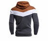 Mens Hoodies and Sweatshirts Patchwork Hoodies Men Brand Fashion Men's Tracksuits Sweatshirts Hooded Men Coats - Style Hoodie