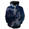 Fashion Men's 3D Wolf Hooded Sweatshirt - Style Hoodie