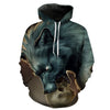 Fashion Men's 3D Wolf Hooded Sweatshirt - Style Hoodie