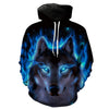 Fashion Men's 3D Wolf Hooded Sweatshirt - Style Hoodie