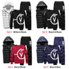 Men Set 3 Piece Brand Hoodie Warm Vest Pants Winter Male Zipper Sportswear Clothes Sweatshirt Coat Hood Tracksuit Men Sport Suit - Style Hoodie