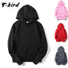 T-bird 2017 Brand Men Hooded Solid Sweatshirts Men Women Hoodies Fitness Streetwear Hip hop male Pullover winter Keep warm hoody - Style Hoodie