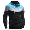 Mens Hoodies and Sweatshirts Patchwork Hoodies Men Brand Fashion Men's Tracksuits Sweatshirts Hooded Men Coats - Style Hoodie